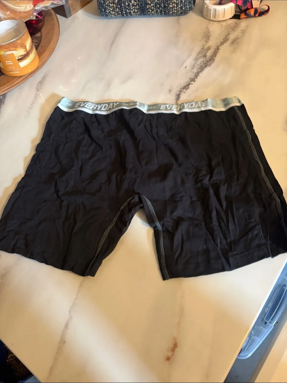 Men's Black Boxer Briefs 7-Pack with Mixed Accent Waistbands